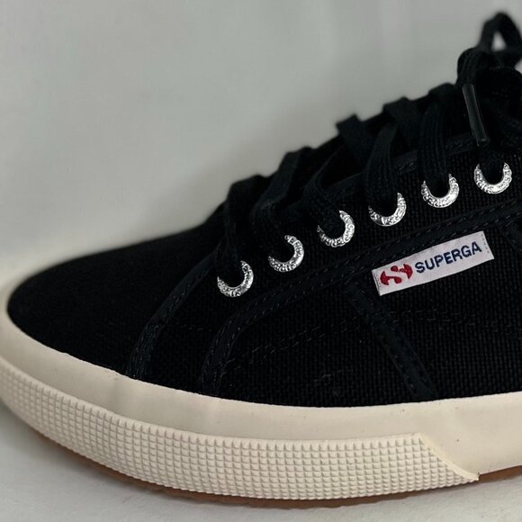 Superga Black Classic Platform Sneaker - Women, Size: 9.5US / 41EU - Picture 6 of 7